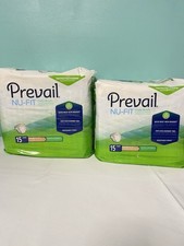 Prevail Nu-Fit Incontinence Brief XL Breathable Maximum 15 Ct 2 Pack