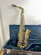 Yamaha YAS-23 Alto Saxophone Excellent Condition Case Accessories Tested Plays