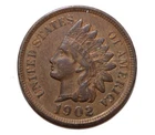 AU 1902 Indian Head Cent   {{{ 1 F44