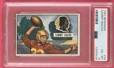 1951 Bowman # 34 Sammy Baugh PSA 6 EX MT Washington Redskins HOF M07