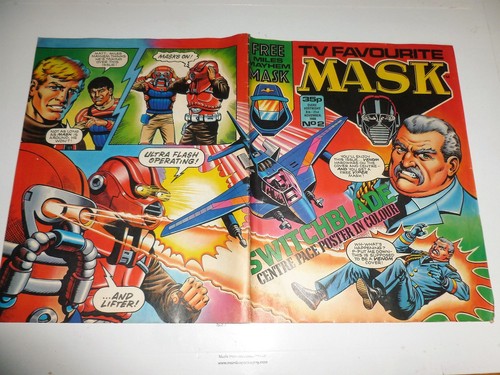MASK Comic - No 2 - Date 08/11/1986 - UK Paper Comic - Imagen 2 de 4