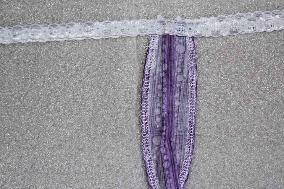 Women Sexy Exotic Lingerie Tear Drop, G-String. Thong Purple color. - Image 3 of 4