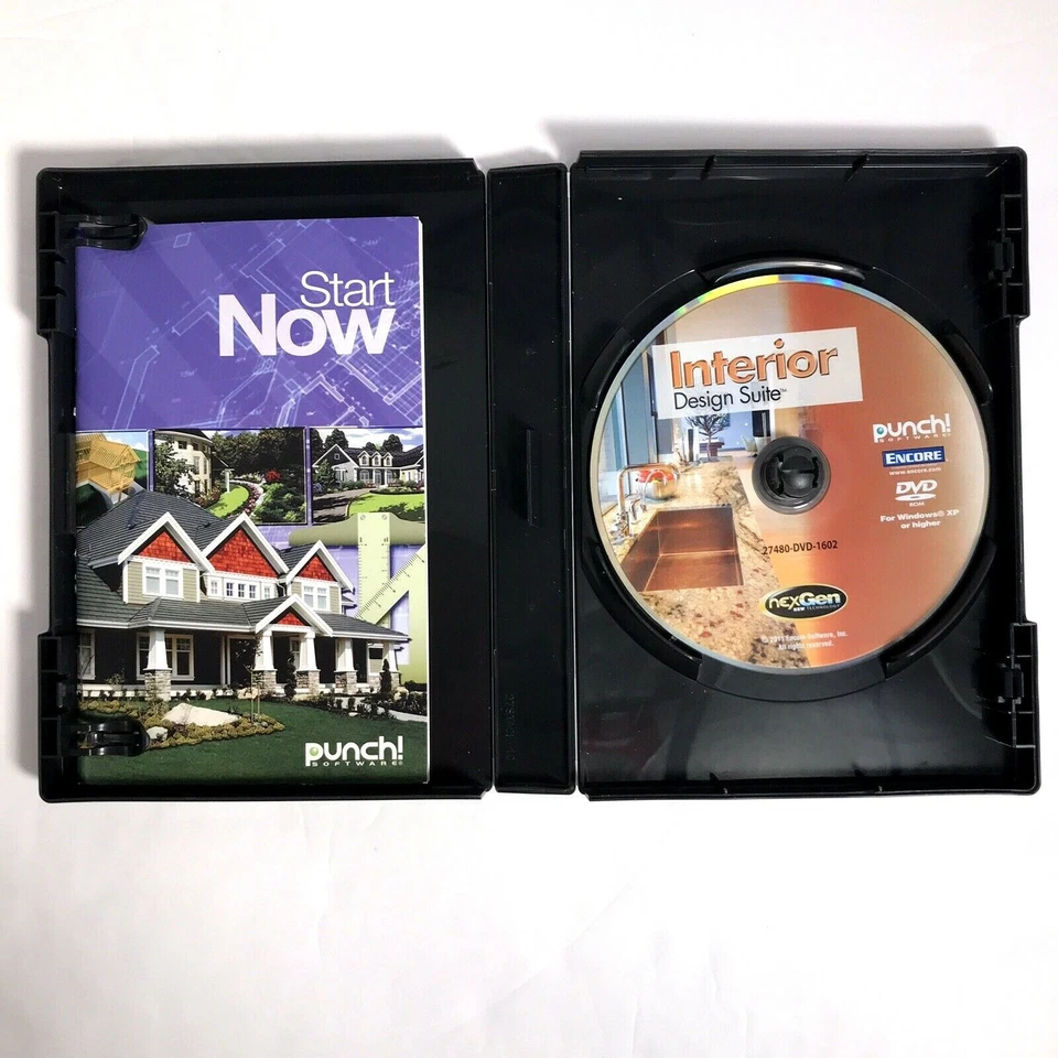 NexGen Interior Design Suite Computer Punch Software works Windows 7, Vista, XP  - Image 3 of 4