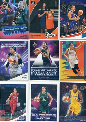 2019 Donruss WNBA PICK YOUR CARD for SILVER PRESS PROOF SET /199 VET, RC, INSERT