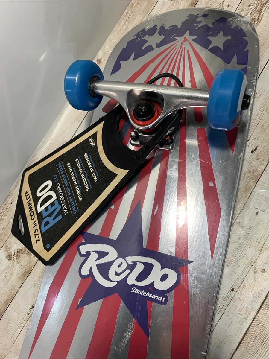 Redo Skateboard 31,25 X 7,75 - Galerie Pop Silver Stars