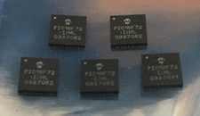 MICROCHIP PIC16F72-I/ML FLASH MICROCONTROLLER, QFN-28 PACKAGE, 5 PIECES