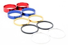 Set of 10 Annodised 50mm Kart Rear Axle Hub Spacers 