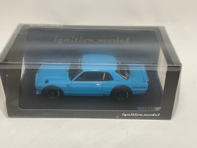 1/18 Ignition model Nissan Hakosuka Liberty walk LB-Work Blue 2627