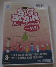 Wii GAME - BIG BRAIN ACADEMY plus instruction booklet - TESTED - EXCELLENT