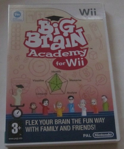 Wii SPIEL - BIG BRAIN ACADEMY plus Anleitung - GETESTET - TOP - Bild 1 von 3