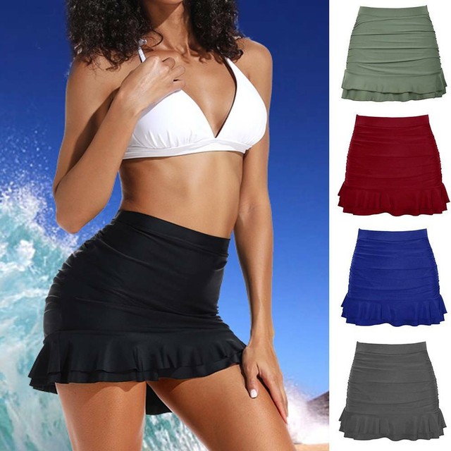 black sheer swim pants