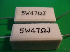 Resistor 5 Watt [2] Cement Power Resistors 47 ohm Canada