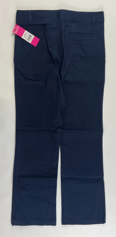 George Pantalón Frente Plano Uniforme Escolar Niña Azul Marino Oscuro 12 1/2 Plus Juego de 6 Foto 3 de 4