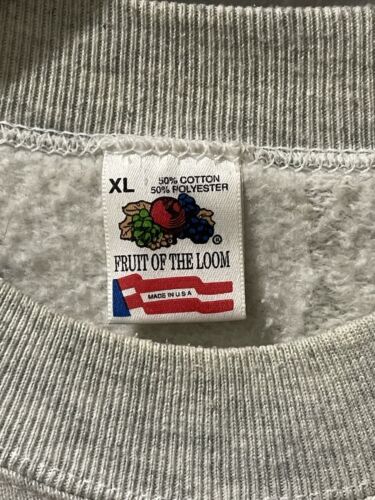 Rare Vintage Malcom X University Crewneck Sweatshirt Size XL - Picture 3 of 7