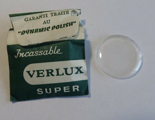 Verre De Montre Rond Acrylique Verlux 21mm - Standard - Transparent - Fabrication Française - Neuf