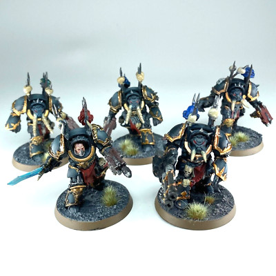 Black Legion Terminator Squad Chaos Space Marine - Painted - Warhammer ...