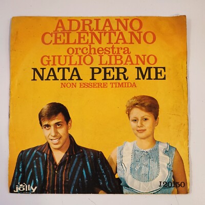 ADRIANO CELENTANO - NATA PER ME-NON ESSERE TIMIDA - VINYL 45 GIRI 7'' INCHES