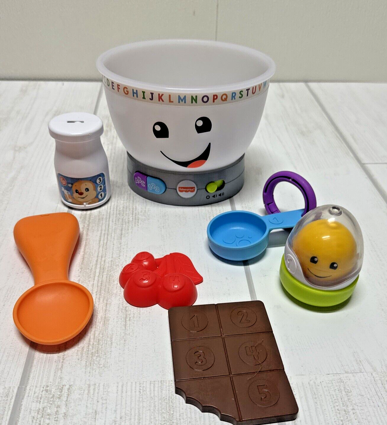 Fisher Price Laugh & Learn Magic Color Mixing Bowl Kids Educational Toys 6-36 Mo-image
