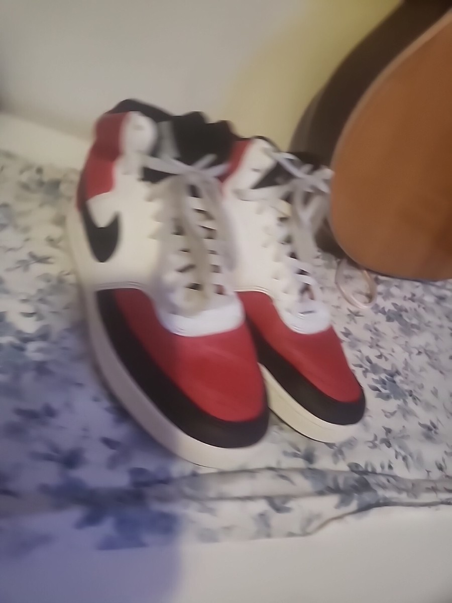 Nike Court Vision Mid NBA-University Red/Black/White Mens 9  display picture 1