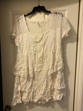 Free People White Babydoll  dress