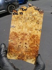 Boxelder Burl Stabilized exotic wood scales. knife blank Crafts 1911