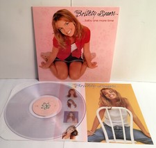 BRITNEY SPEARS baby one more time CLEAR VINYL Lp Record with lyrics insert