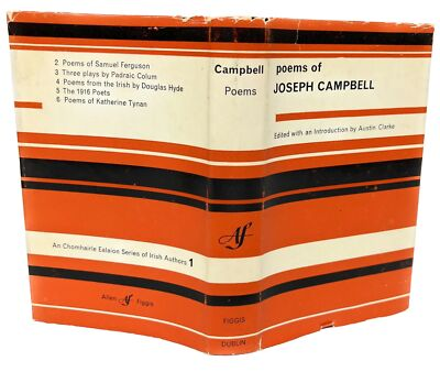 #ad THE POEMS OF JOSEPH CAMPBELL 1st Edition 1st Printing Joseph Campbell $31.99