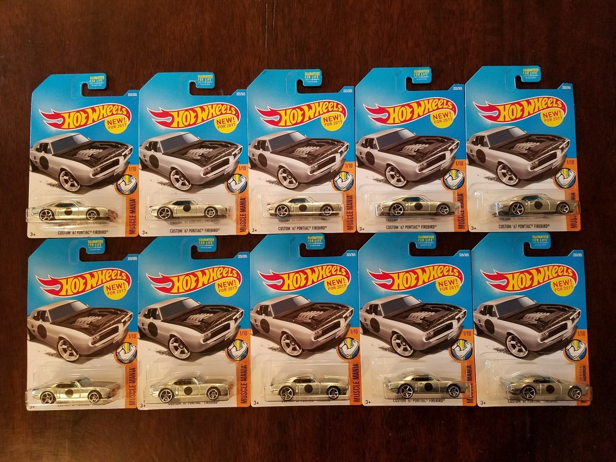Hot Wheels 2017 Custom '67 Pontiac Firebird ZAMAC HW Muscle Mania