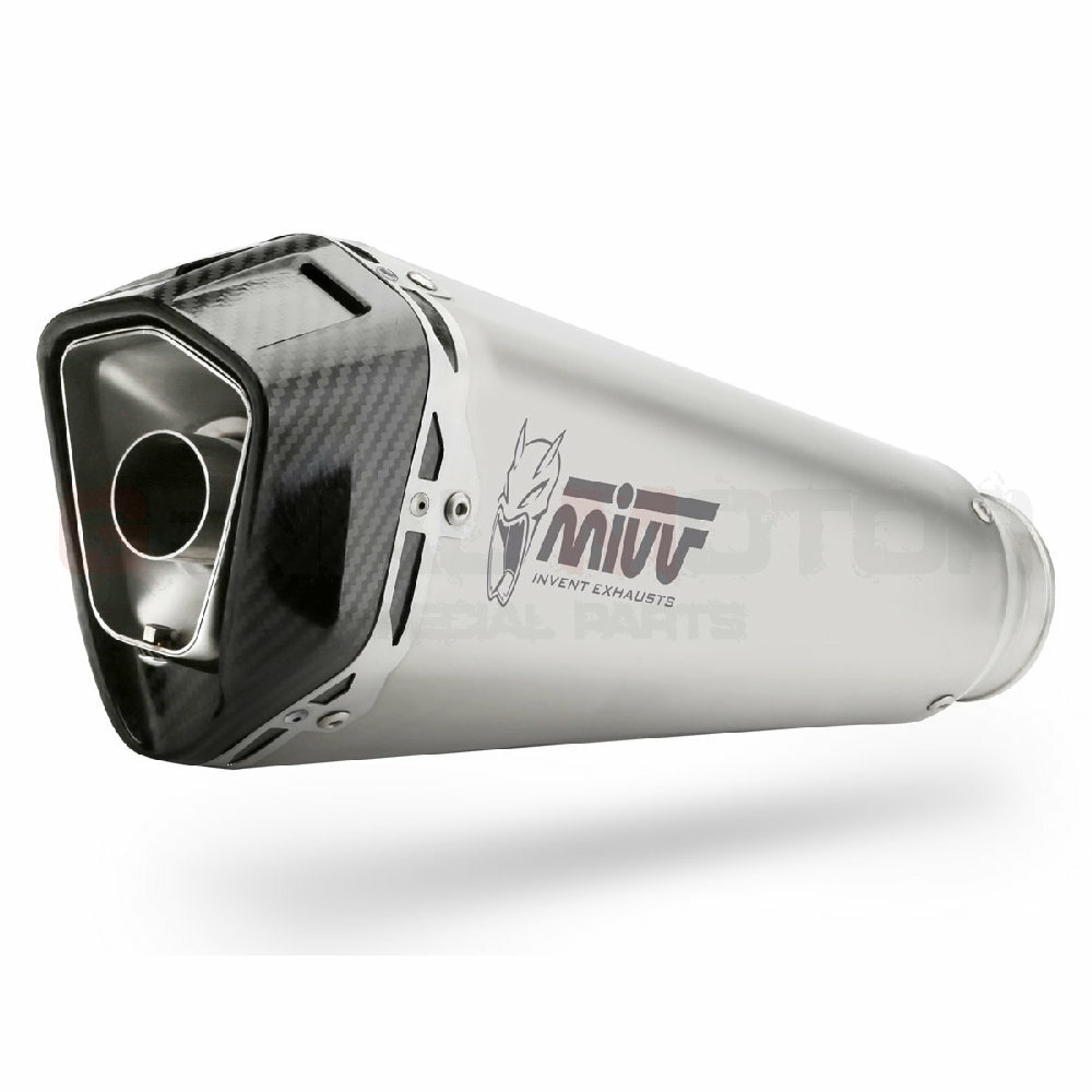 Mivv Exhaust Muffler Delta Race Inox kat for DUCATI MULTISTRADA