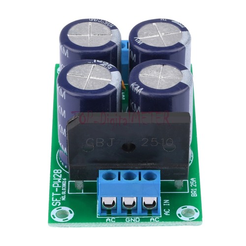 PW28 Doppio Filtro di Potenza Amplificatore Scheda Raddrizzatore 25A AlimentatoreScheda - Foto 9 di 17