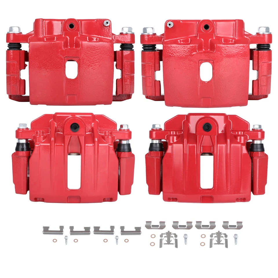 4X Front Rear Brake Calipers For 1999 2000-2003 Chevrolet Silverado 1500 Foto 3 de 4