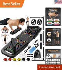 Push Up Board,Home Gym,Portable Exercise Equipment,Pilates Bar  20 Fitness A...
