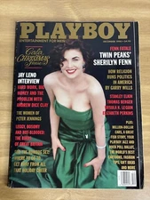 DECEMBER 1990 PLAYBOY  JAY LENO SHERILYN FENN COVER!