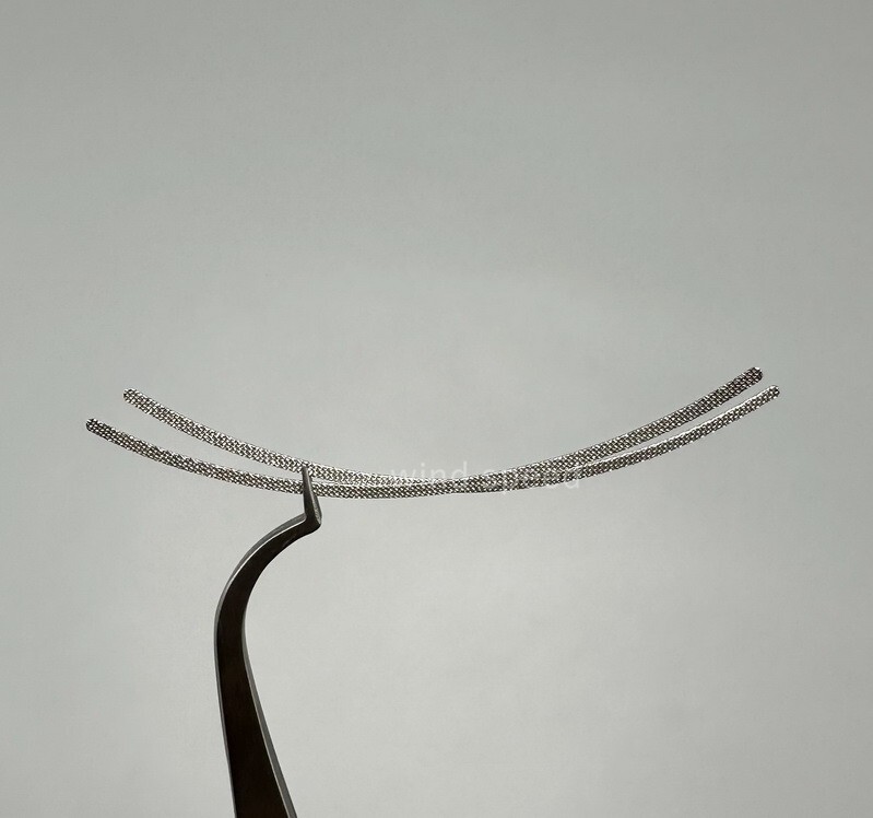 Lot De 2 Attelles De Rétention Linguale Orthodontique - Fil Maille 1,2mm - Universel - Neuf - Pour Dentiste/orthodontiste