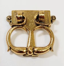 Vintage Large Heavy Doorknocker Door Knocker Motion Brooch 