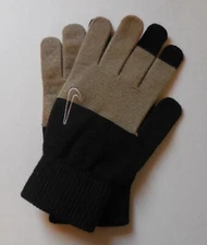 Nike Knitted Tech & Grip Gloves 2.0 Graphic Black/Khaki/Coconut Milk L/XL