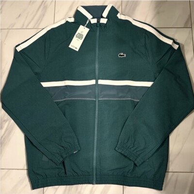 Lacoste Men's Tracksuit Dark Teal Green White $260 New | eBay