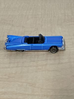 1998 Hot Wheels Convertible 1959 Blue El Dorado Cadillac Gold Rims KG JD