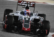 Romain Grosjean "Haas Racing" autograph signed 20x30 cm picture