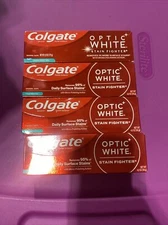 Colgate Optic White Stain Fighter Toothpaste - Fresh Mint Gel , 4.2oz