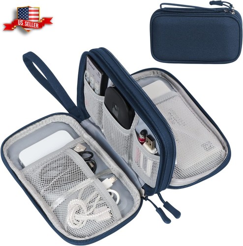Sac organisateur de voyage câble étui de rangement portable étanche double couche - Photo 16/29