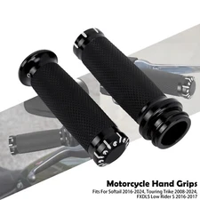 1" Electronic Throttle Hand Grips For Harley 16-24 Softail Fat Bob Boy Breakout