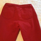 Westport Womens Signature Fit Capris Size 8 Red Cuff Vent Casual Summer Coastal — photo 3