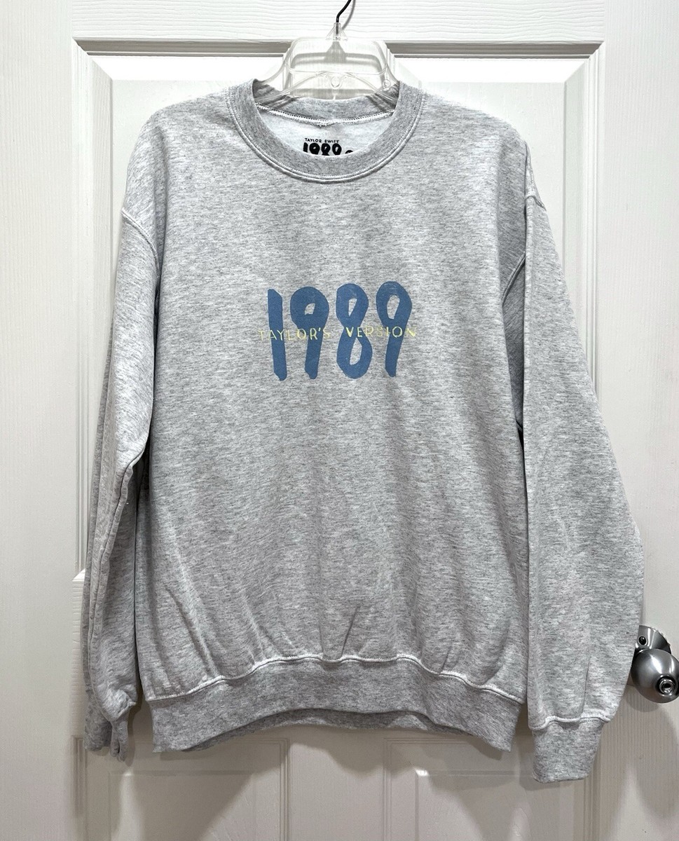 【新品未使用】Taylor Swift Gray 1989 Crewneck Taylor Swift Spotify Fans First Heather Gray 1989 Crewneck