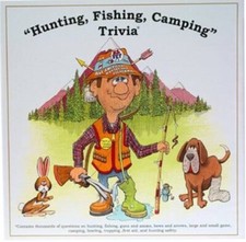 Hunting Fishing Camping Trivia Board Game Made In USA 2003 Playing Pieces Sealed