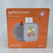 Yoto Player V3 Kids Audio Music Player Audiobook 3rd Gen. Untested No CORD