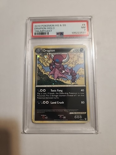 Drapion graded PSA 7 for sale on eBay