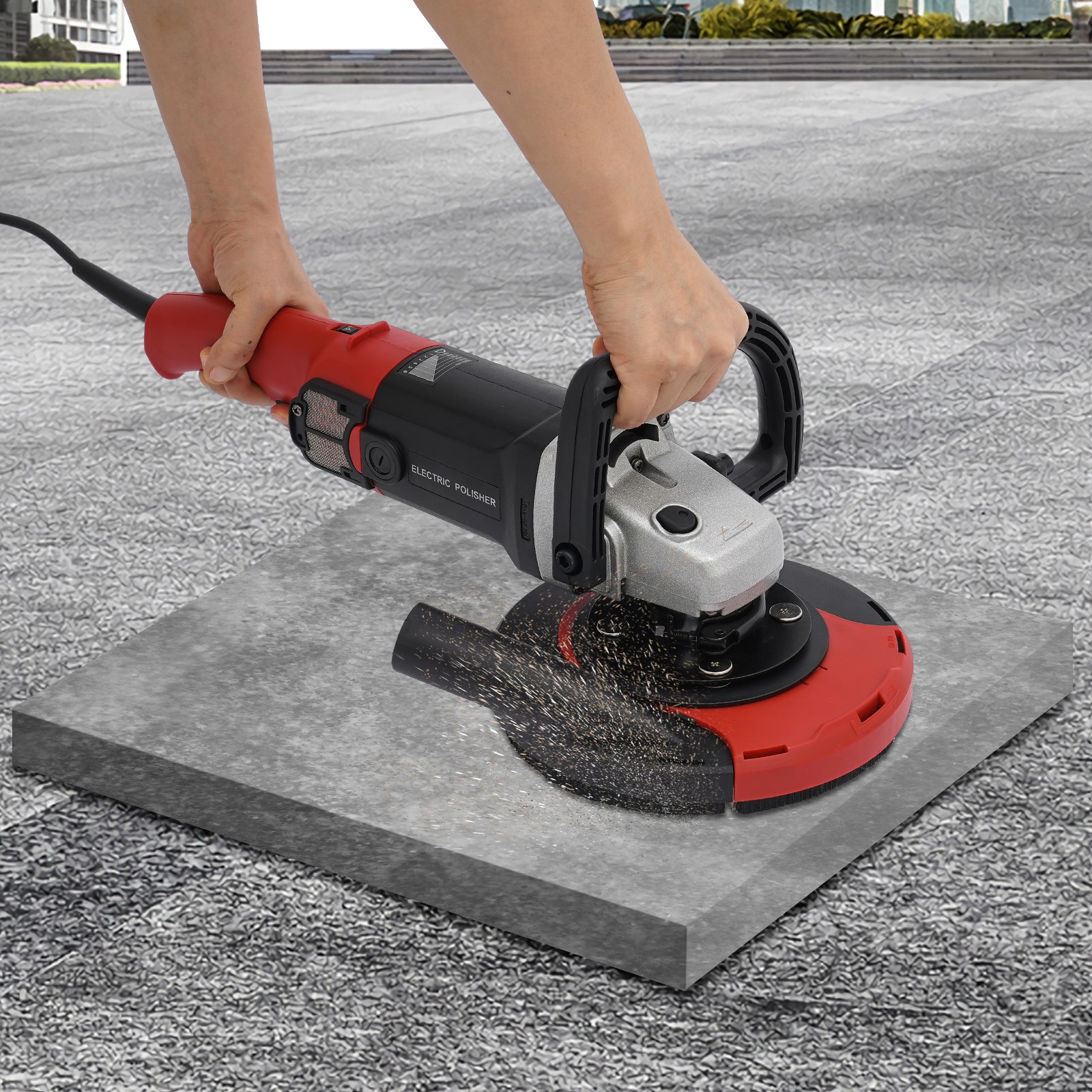 Modern Grinding Machine, Concrete Grinder Set, Dust-Free Grinding Machine