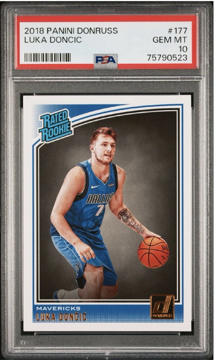 Luka Dončić 10 Graded Basketball Rookie Sports Trading Cards