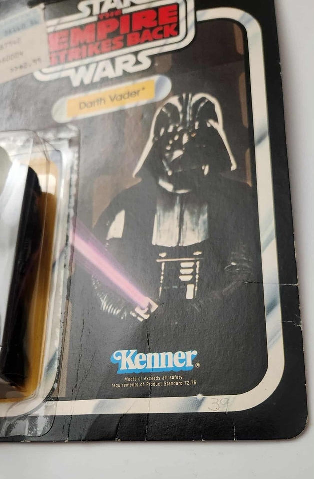 Vintage Star Wars ESB 31-Back Darth Vader Figure MOC 1980 Kenner RARE ...